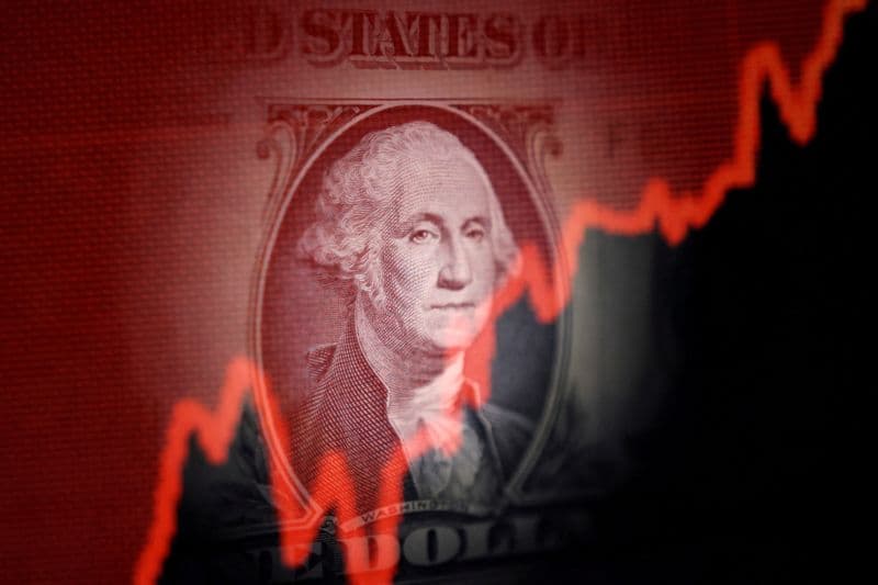 The dollar fell in response to a surprising US employment report
