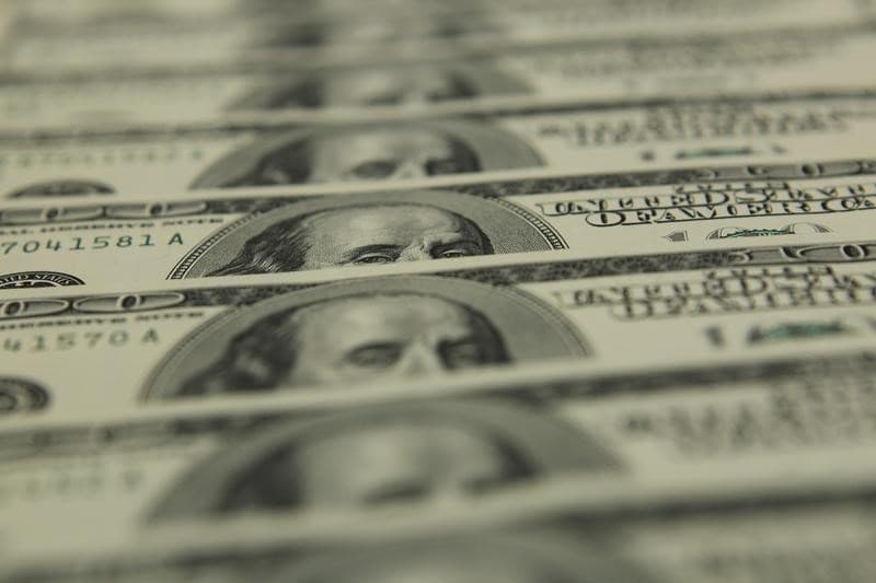 The dollar is showing its best weekly gain since October, as hopes for a rate cut fade